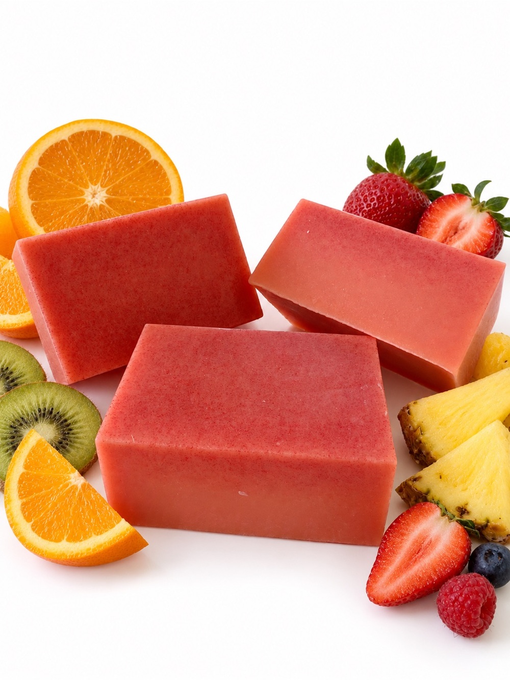 Fruit slices soap bar